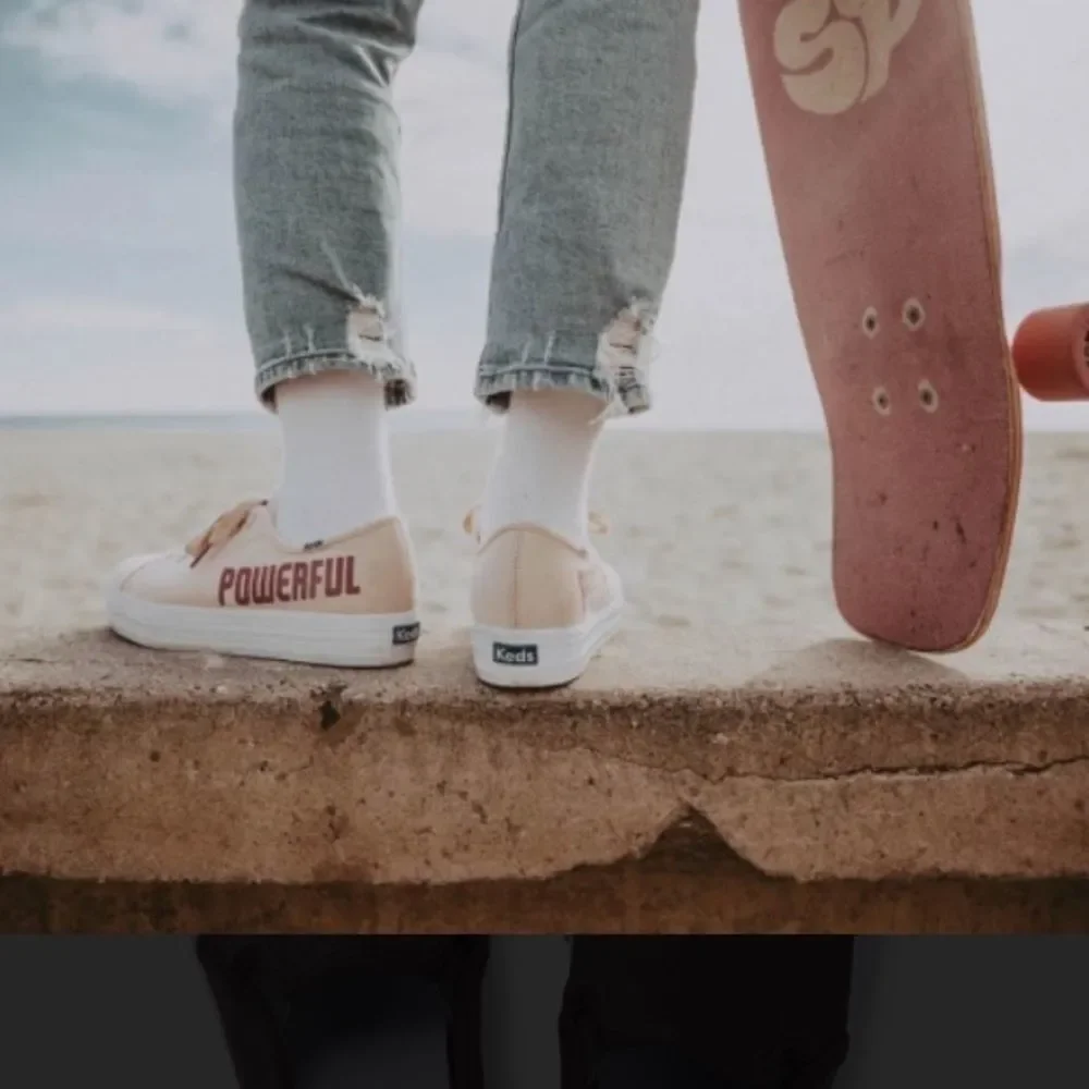 KEDS BEE & FOX “Pretty Powerful” Triple Kick Snkrs - Picture 3 of 3